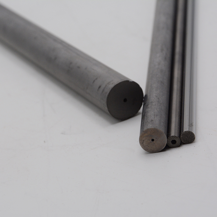 Single straight hole tungsten steel round bar